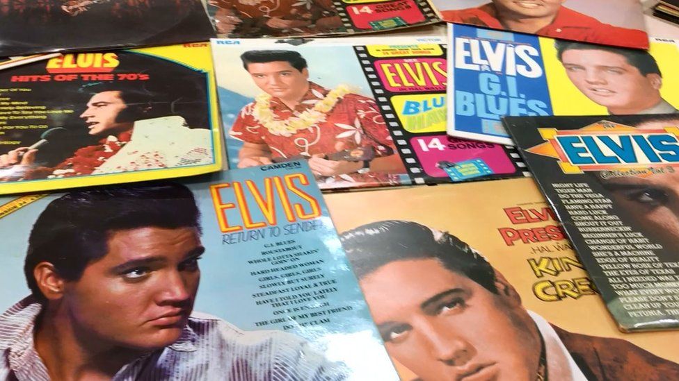 Elvis record collection
