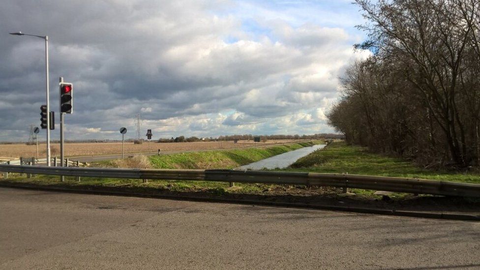 Storey's Bar Road is viewed here at the junction with Vicarage Farm Road and Edgerley Drain Road on the fringes of the city's Eastern Industries business area