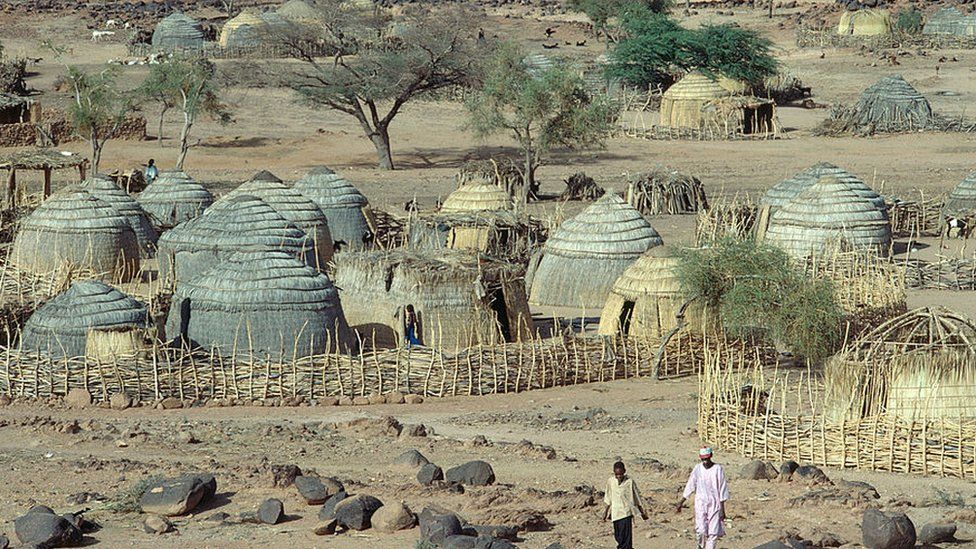 A village in Tahoua, Niger - generic shot