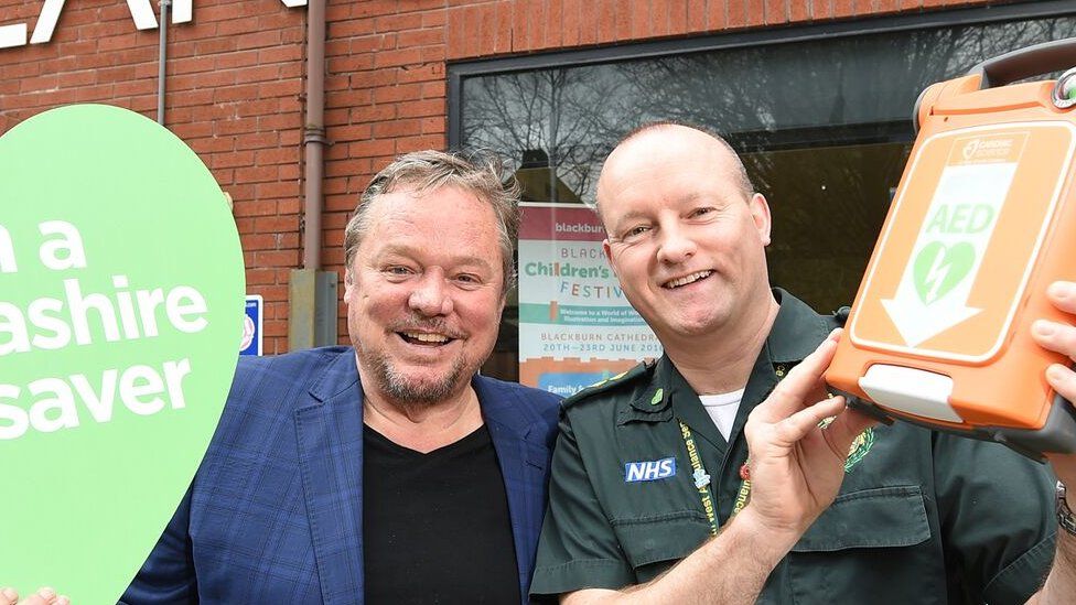 Ted Robbins and Chris Hyde from North West Ambulance Service