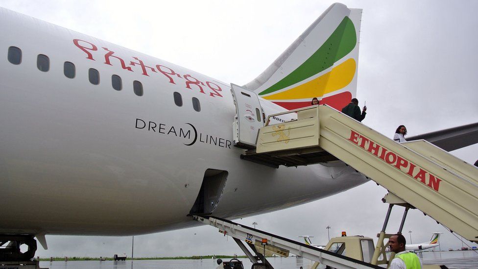 Ethiopian airlines plane