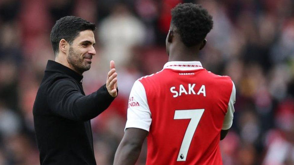 Arteta and Saka