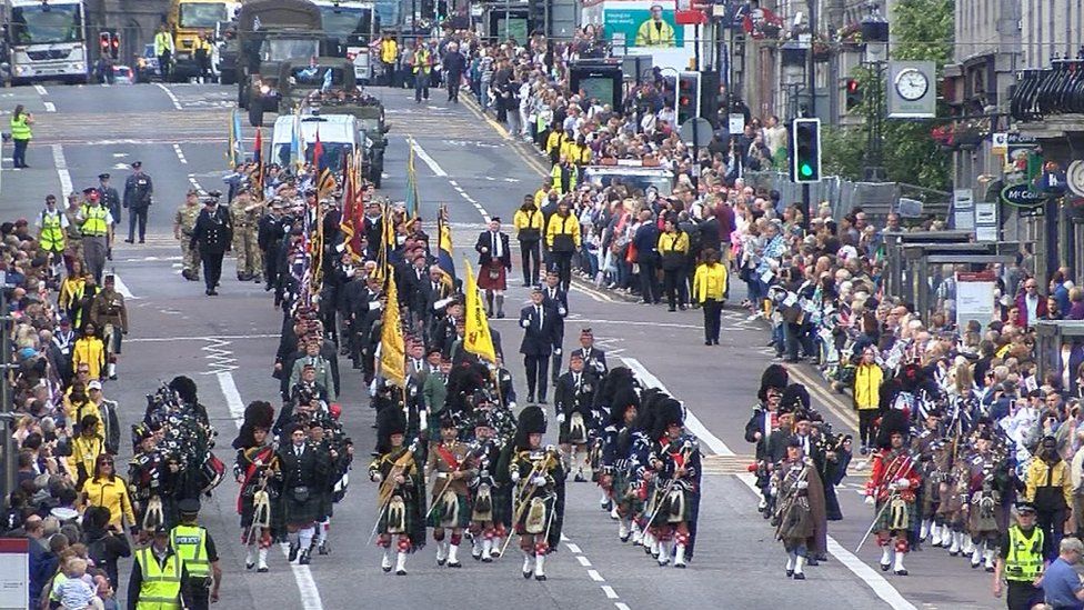 Armed Forced Day parade Aberdeen