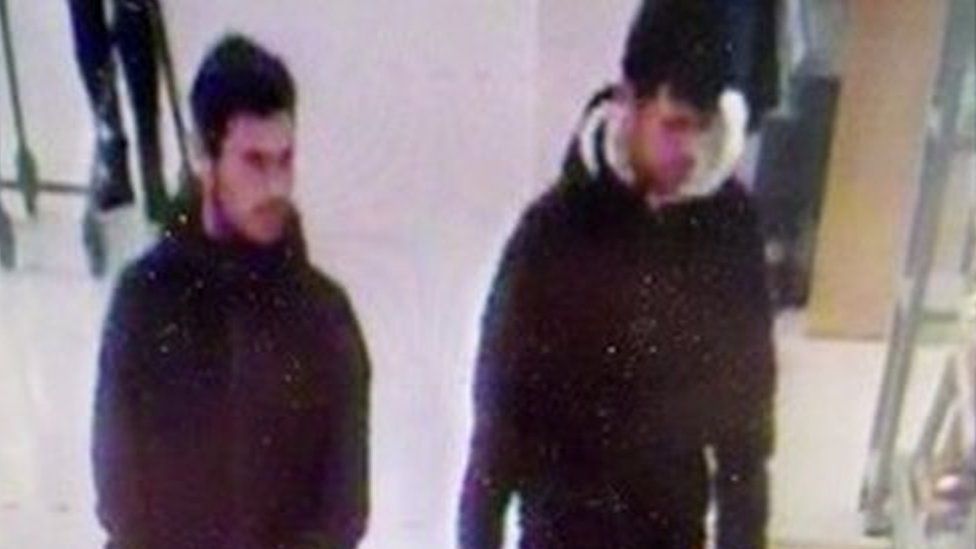 CCTV images of suspects
