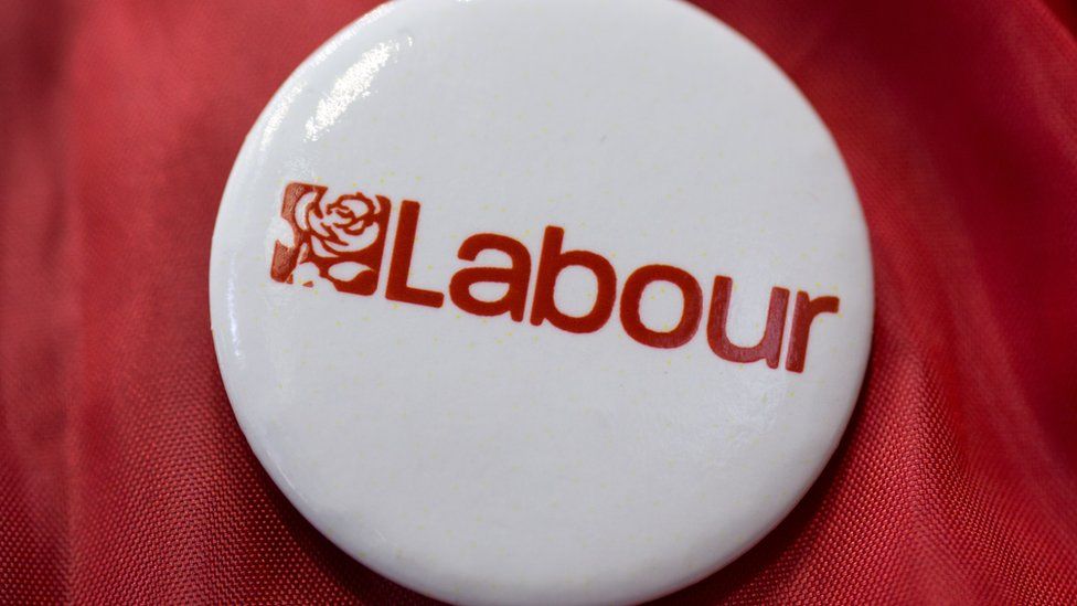 Labour party badge