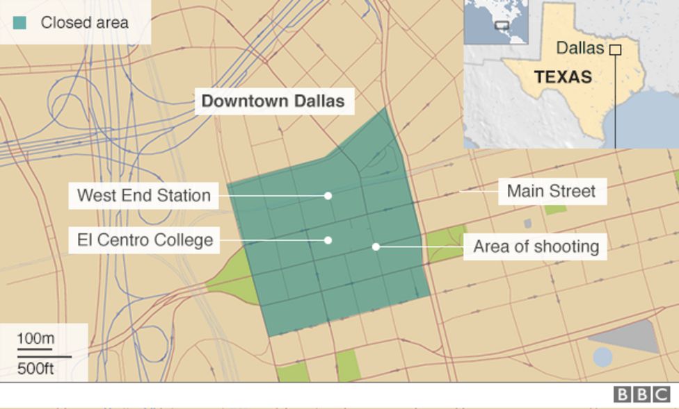 Dallas police shootings What we know so far BBC News