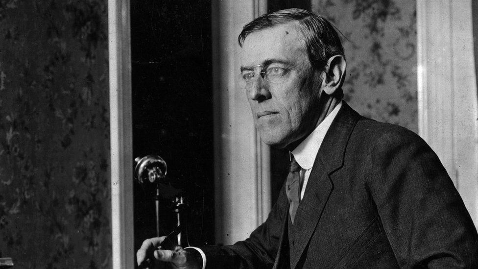 Woodrow Wilson, the 28th US president, circa 1916