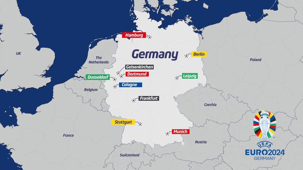 Euro 2024: When is it? Which groups are England and Scotland in? - BBC