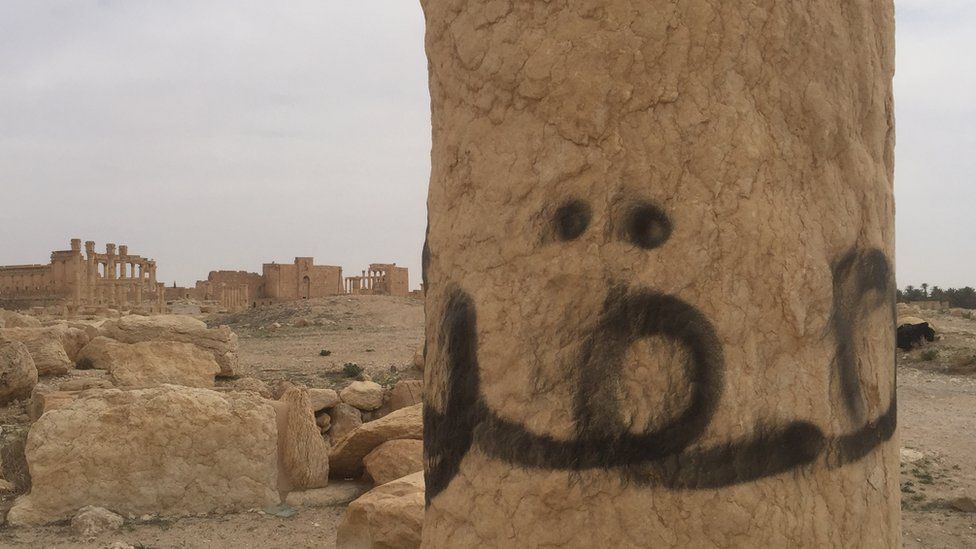 Roman ruins in Palmyra