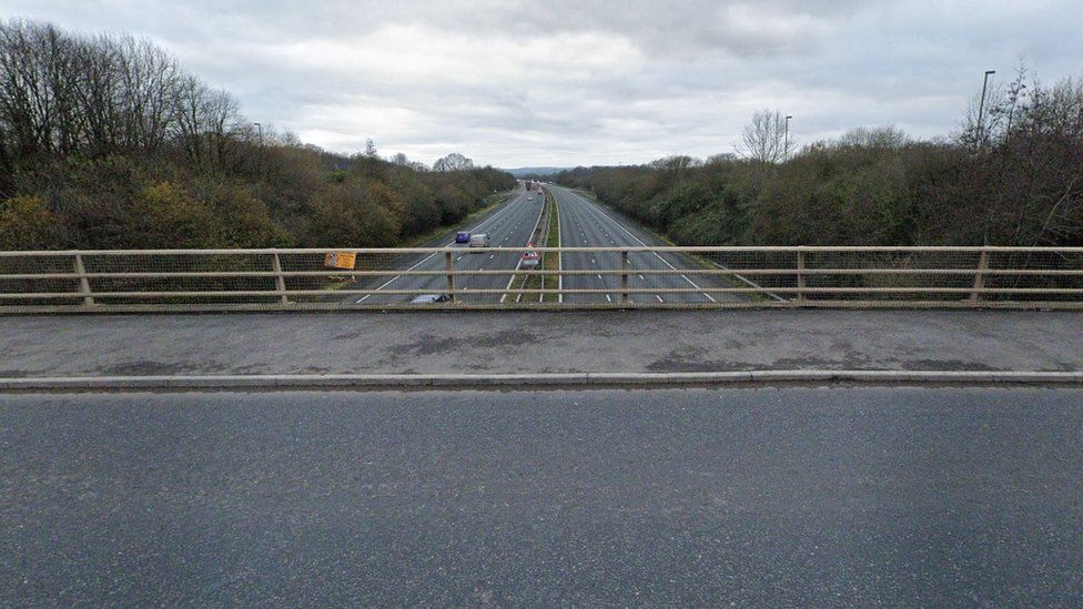 A361 M5 overbridge