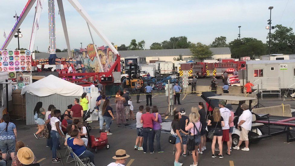 A ride called Fireball malfunctioned causing numerous injuries at the Ohio State Fair in Colombus