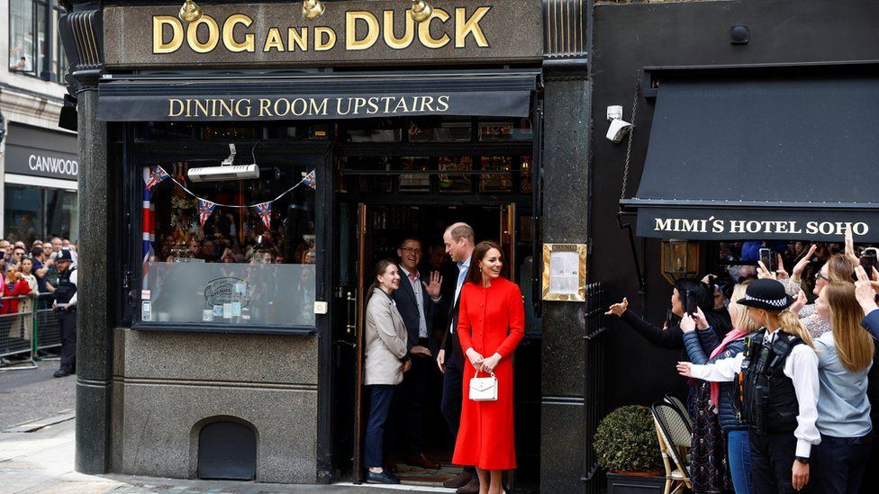 Outside the Dog and Duck