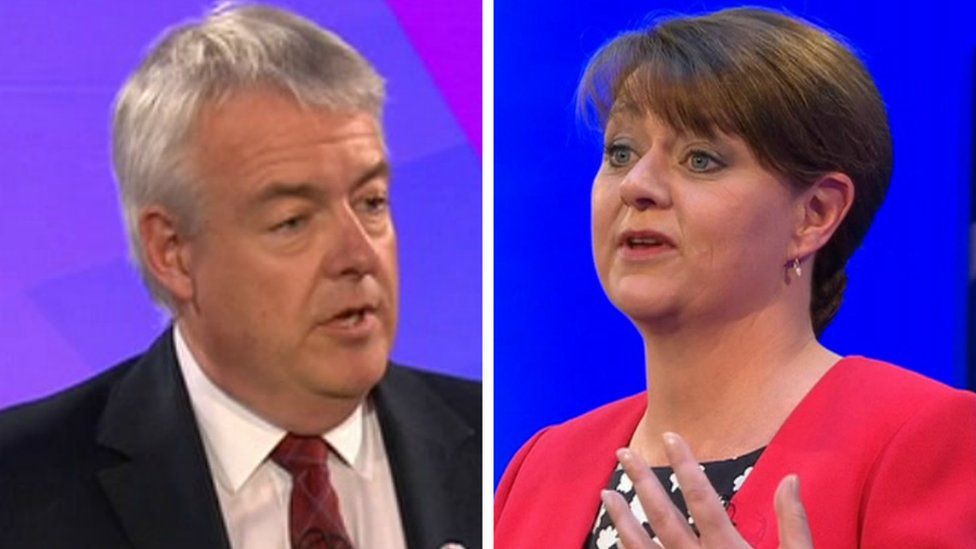 Carwyn Jones and Leanne Wood