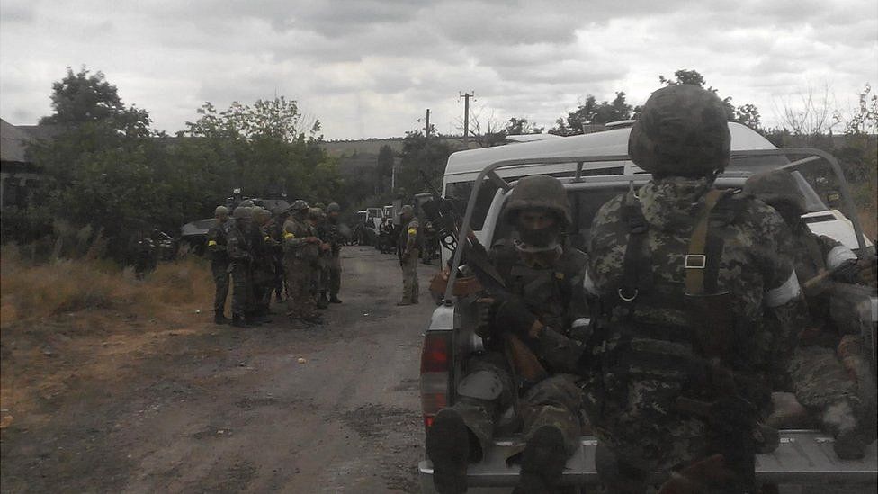 Roman Zinenko's military colleagues