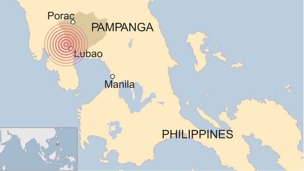 A map of the Philippines