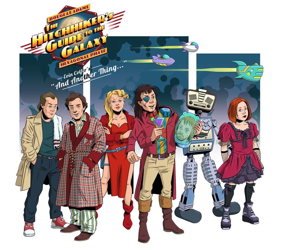 The Hitchhiker's Guide to the Galaxy artwork