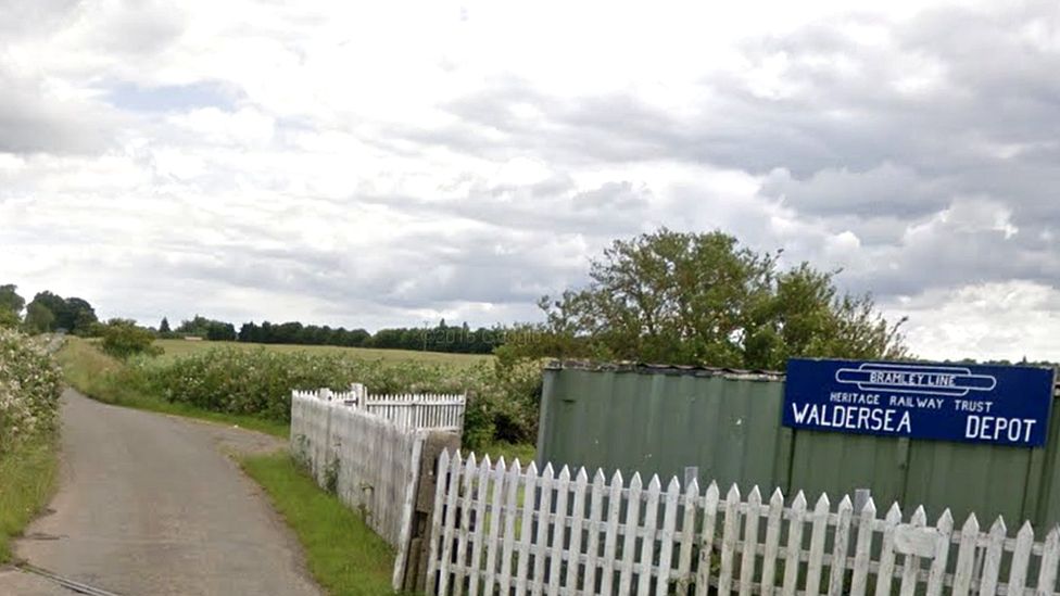 The Waldersea Depot on the heritage Bramley Line