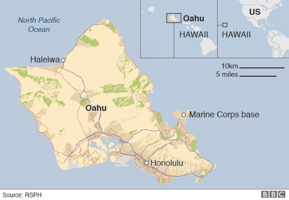 Two US military helicopters collide near Hawaii - BBC News