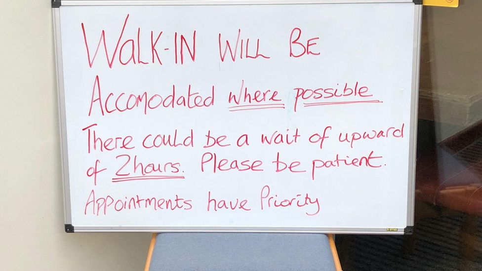 Walk-in sign