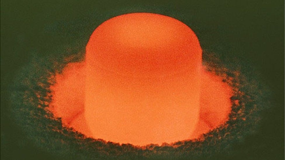 Pellet of plutonium