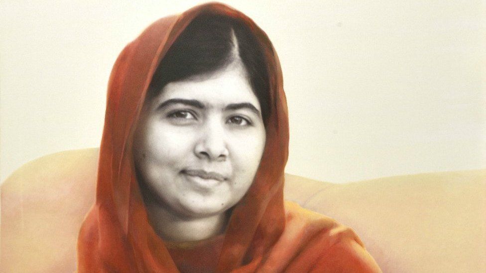 Painting of Malala Yousafzai