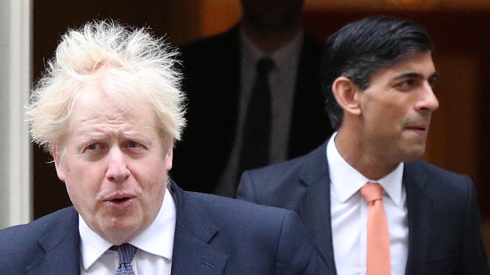 Boris Johnson and Rishi Sunak