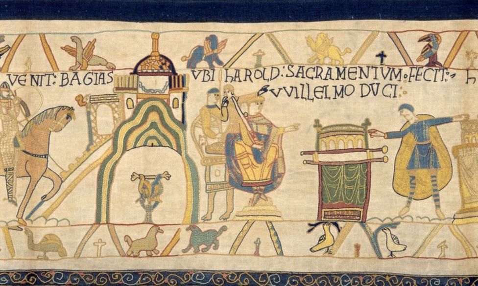 Bayeux Tapestry The story in six scenes BBC News