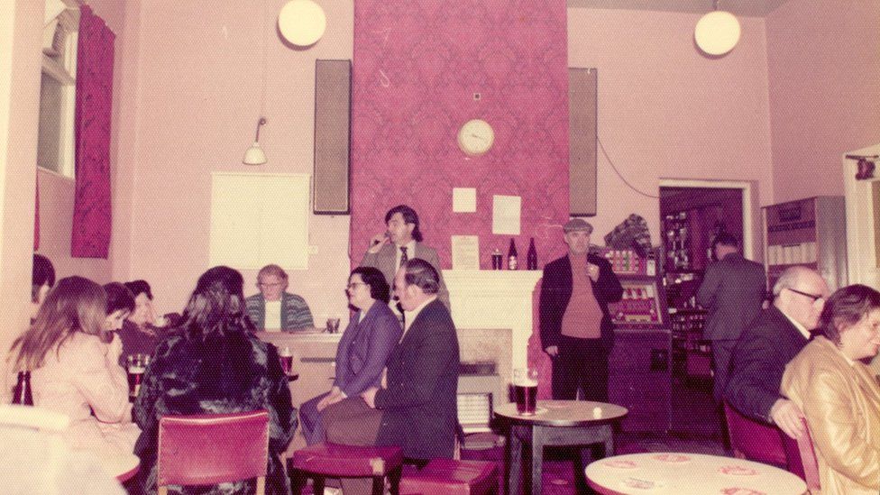 Drinkers in an unnamed Middlesbrough pub