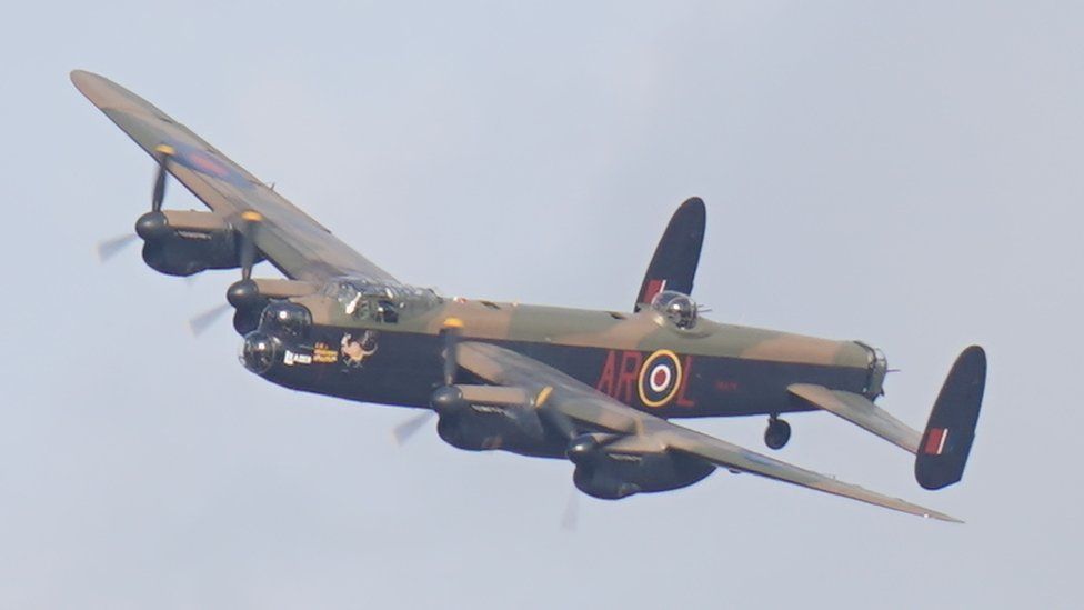 The Lancaster Bomber from the Battle of Britain Memorial Flight
