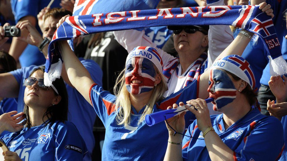 Iceland football fans