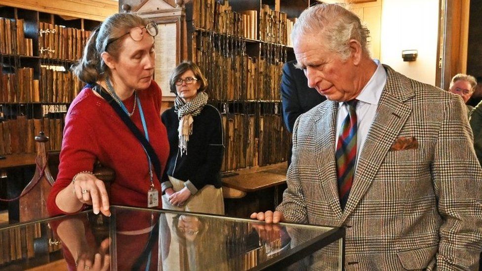 Prince of Wales at Hereford Cathedral on Tuesday