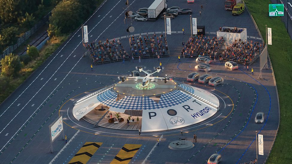Компьютерное изображение того, как будет выглядеть мини-аэропорт в Ковентри