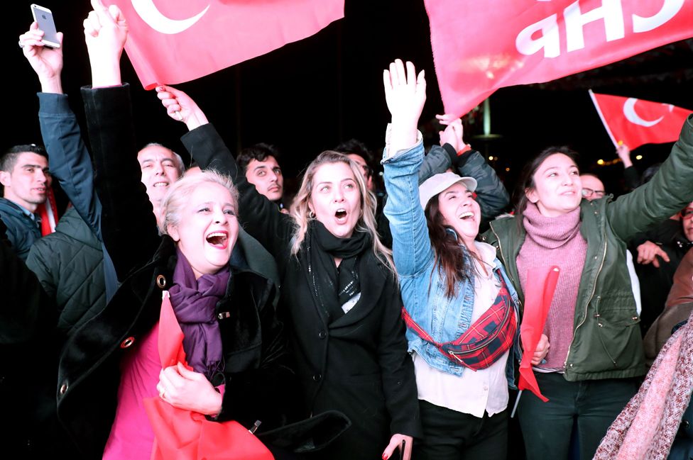 CHP celebration in Ankara, 31 Mar 19