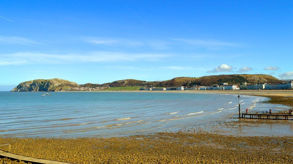 North Shore beach, Llandudno