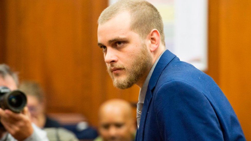 Henri van Breda, during his trial in the Western Cape High Court, 2018