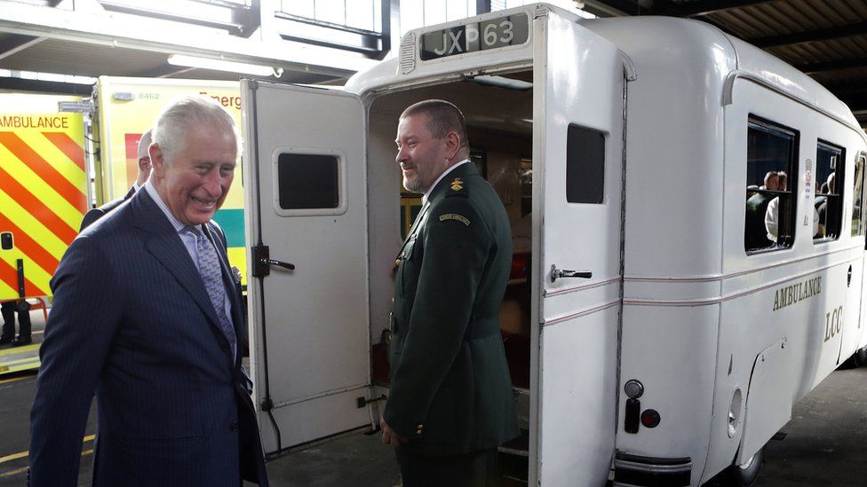 Prince Charles at London Ambulance Service