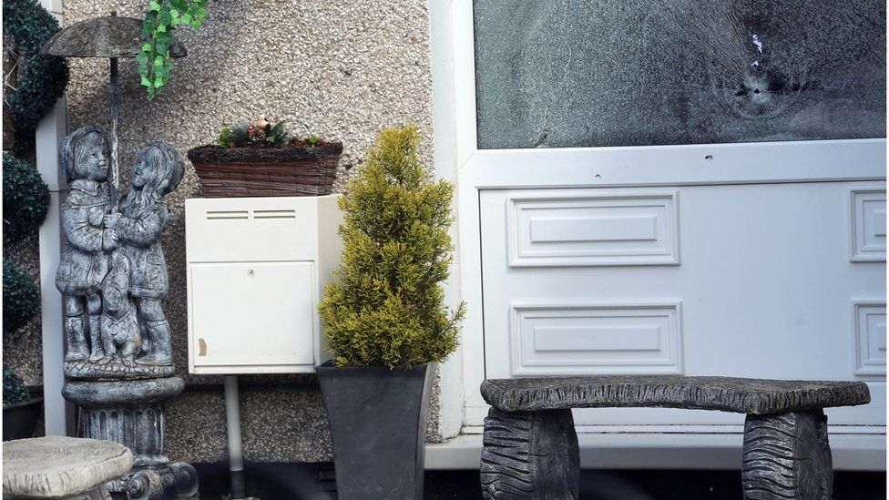 North Belfast Shots fired through window of house BBC News