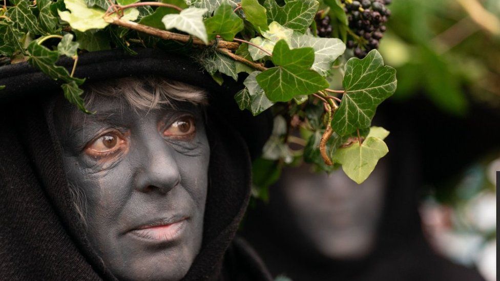 Performer at Whittlesey Straw Bear Festival