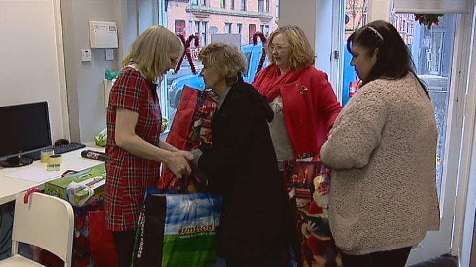 Glasgow toy bank helps cashstrapped families BBC News