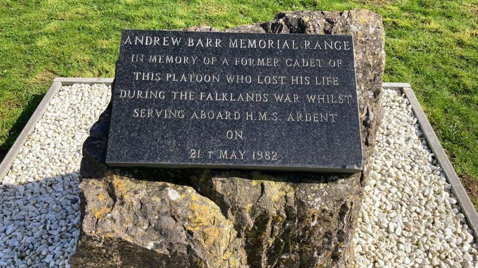 Andrew Barr's plaque