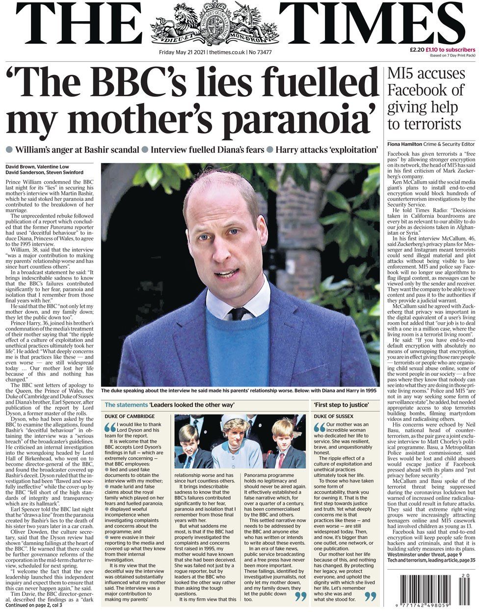 The Times 21 May