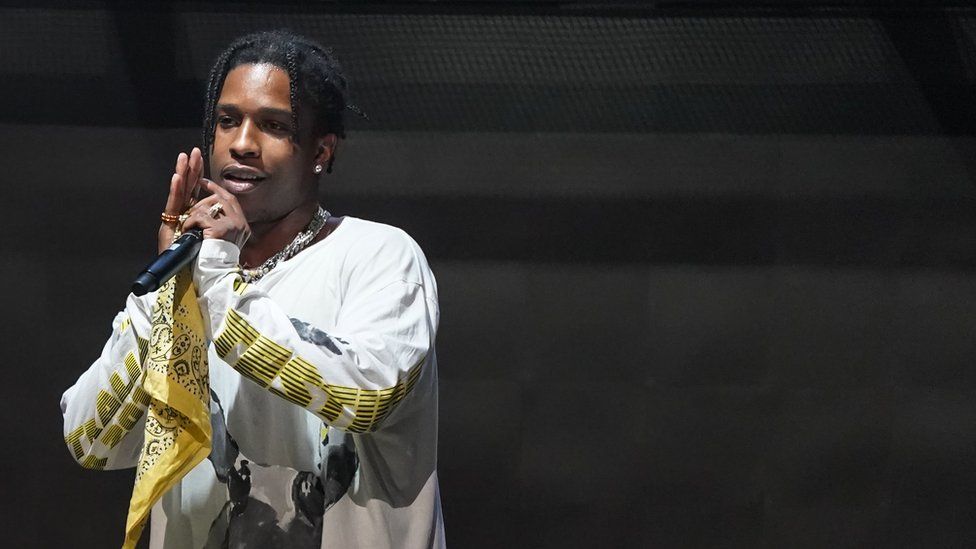 ASAP Rocky on stage