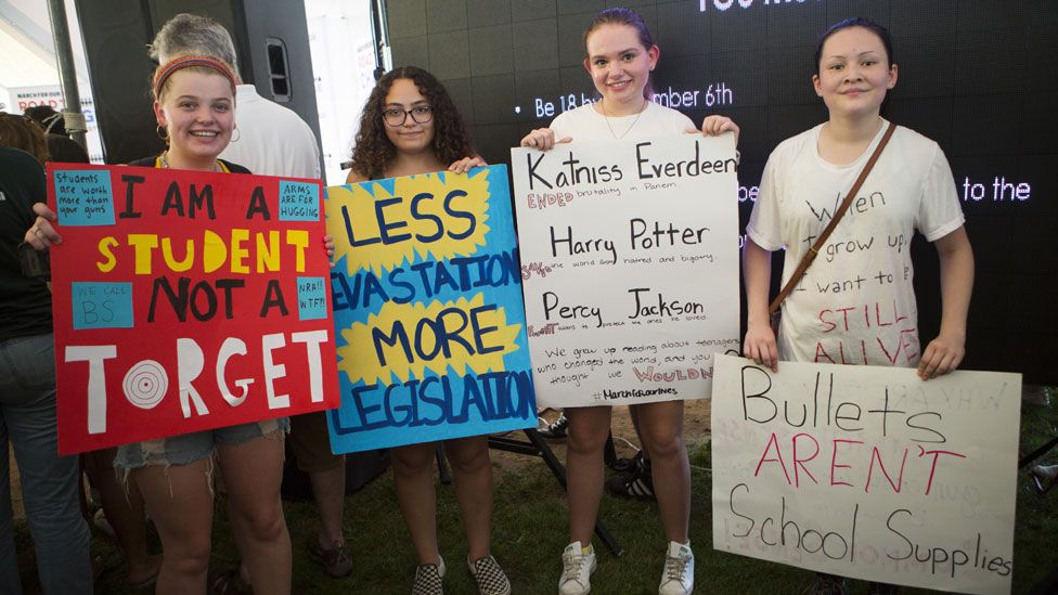 School shooting protest