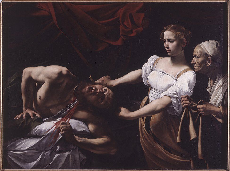 Judith Beheading Holofernes, 1599, by Caravaggio