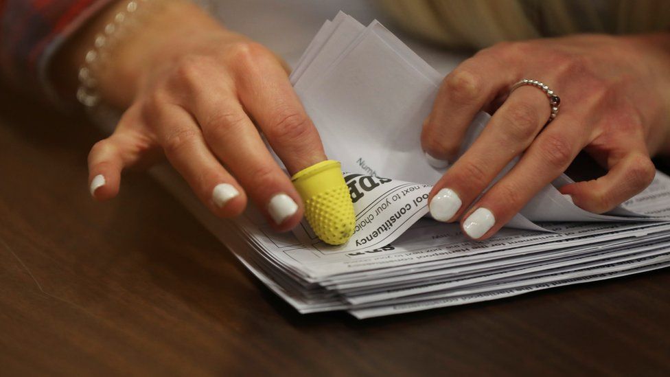 Votes being counted in Hartlepool