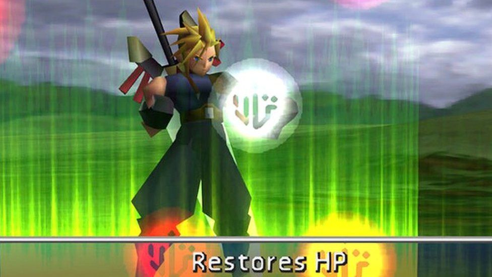 Final Fantasy VII screenshot from the PS4 version