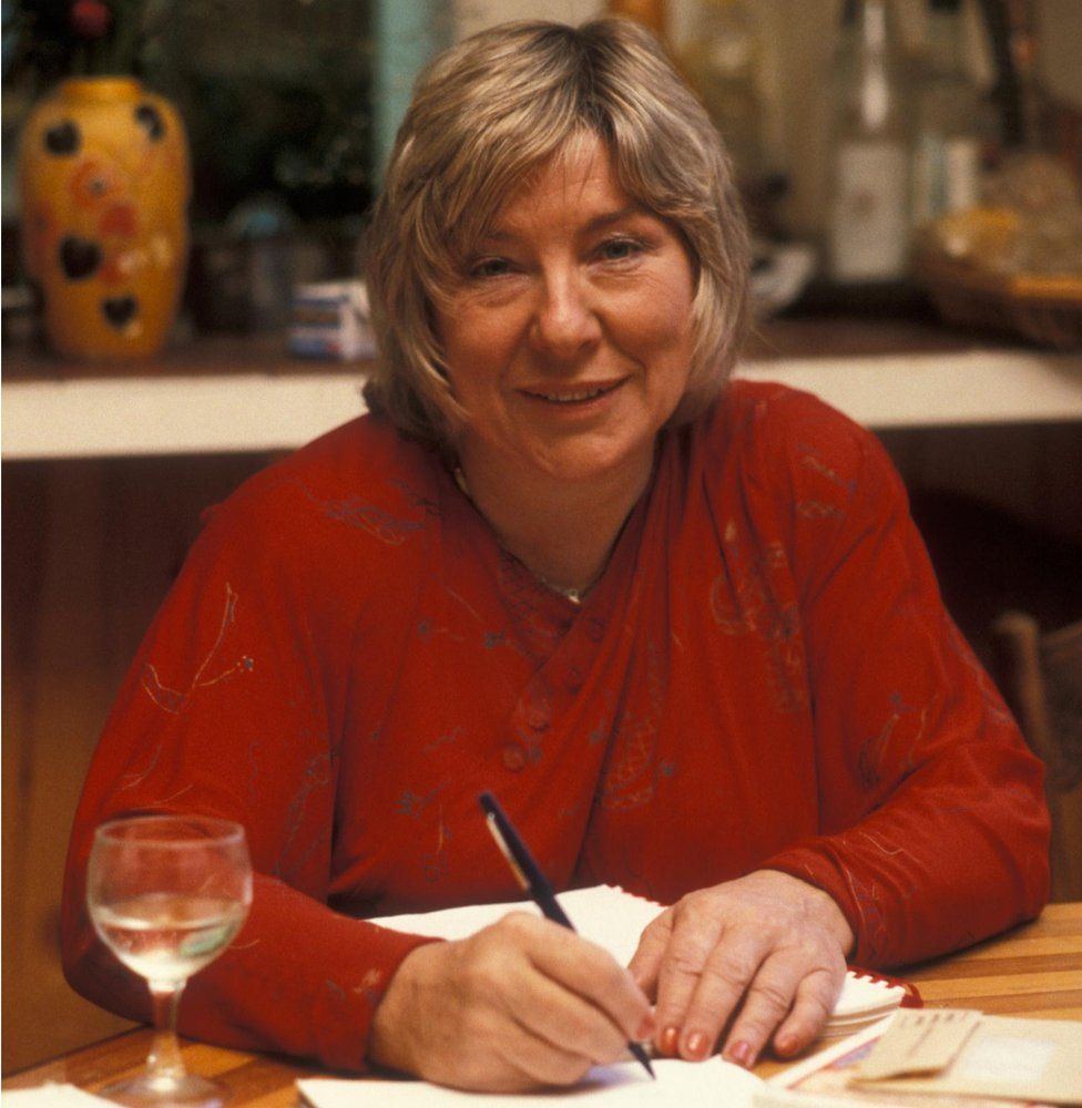 Fay Weldon in 1986