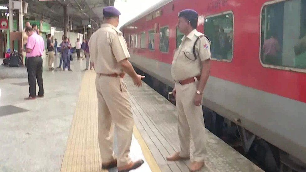 The shooting took place early on Monday morning on a train from Jaipur in Rajasthan state to Mumbai