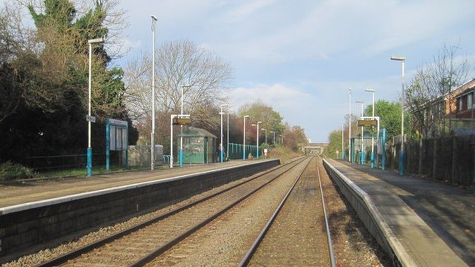 Hope Railway Station, Flintshire