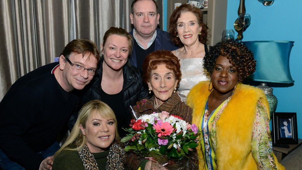 EastEnders cast with Sean O'Connor